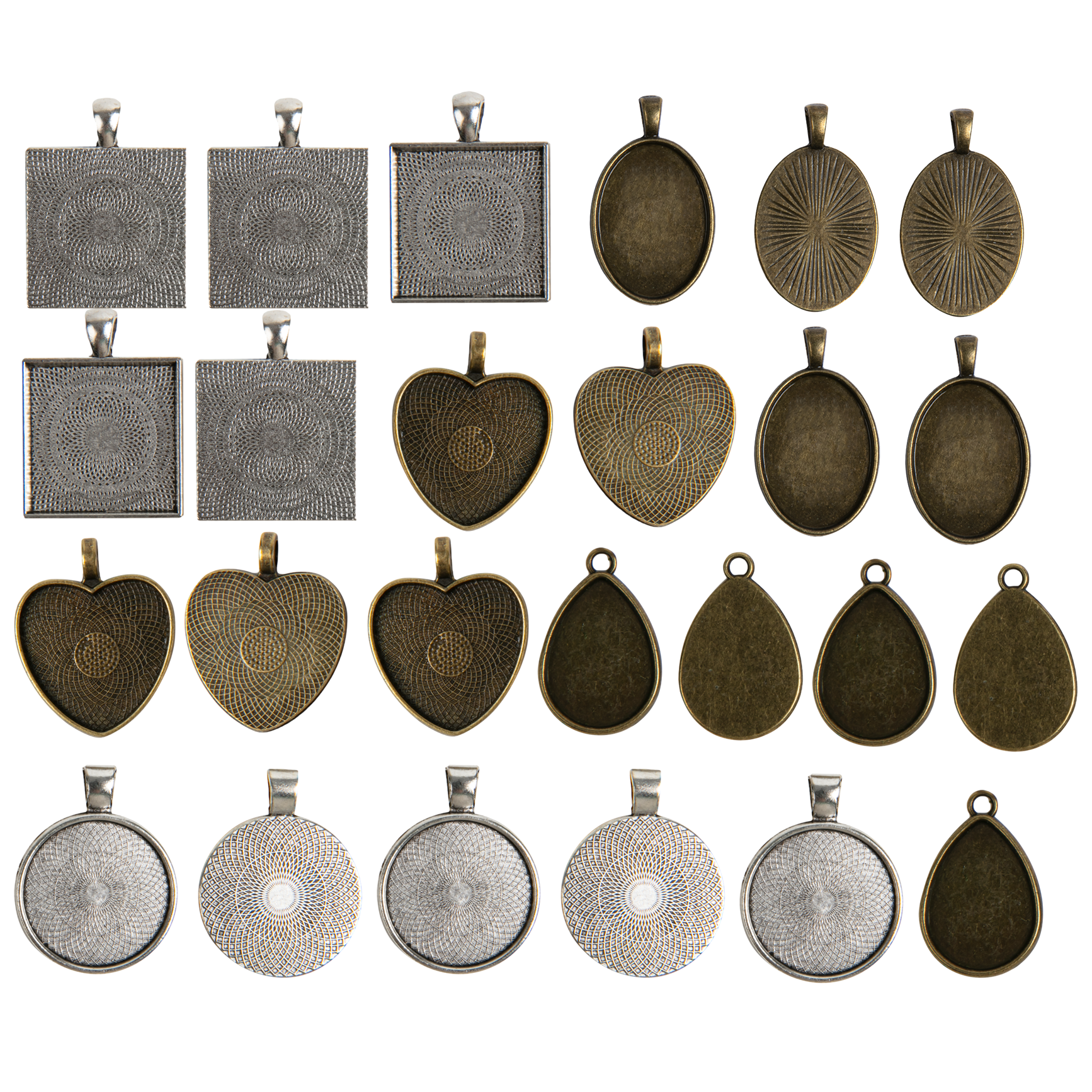 Dark Olive Green Urban Crafter Bezels or Bezel Mould (25 Piece) Resin Craft