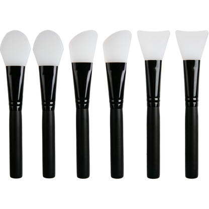 Black Urban Crafter Silicone Resin Brush Packs (6 Pieces) Resin Tools & Accessories