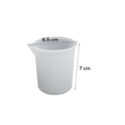 Gray Urban Crafter Silicone Measuring and Mixing Cup -100ml Resin Tools & Accessories