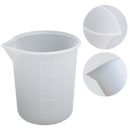 Light Gray Urban Crafter Silicone Measuring and Mixing Cup -100ml Resin Craft