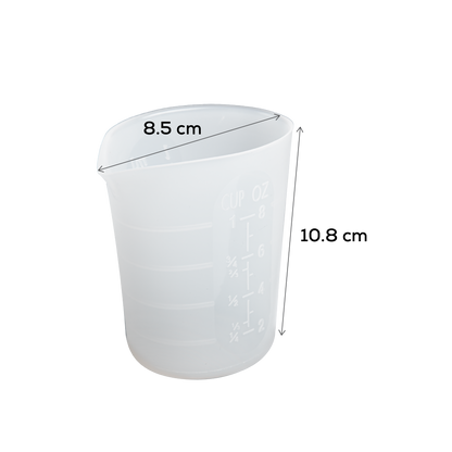 Light Gray Urban Crafter Silicone Measuring & Mixing Cup - 250ml Resin Tools & Accessories