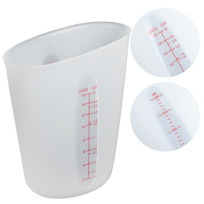 Light Gray Urban Crafter Silicone Measuring & Mixing Cups-500ml Resin Tools & Accessories