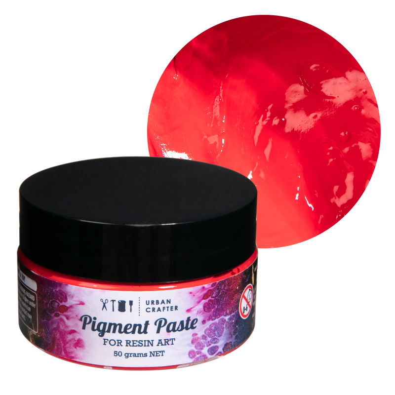 Firebrick Urban Crafter Resin Pigment Paste-Candy Apple Red 50g