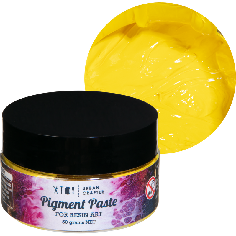 Gold Urban Crafter Resin Pigment Paste-Rubber Ducky Yellow 50g Resin Craft