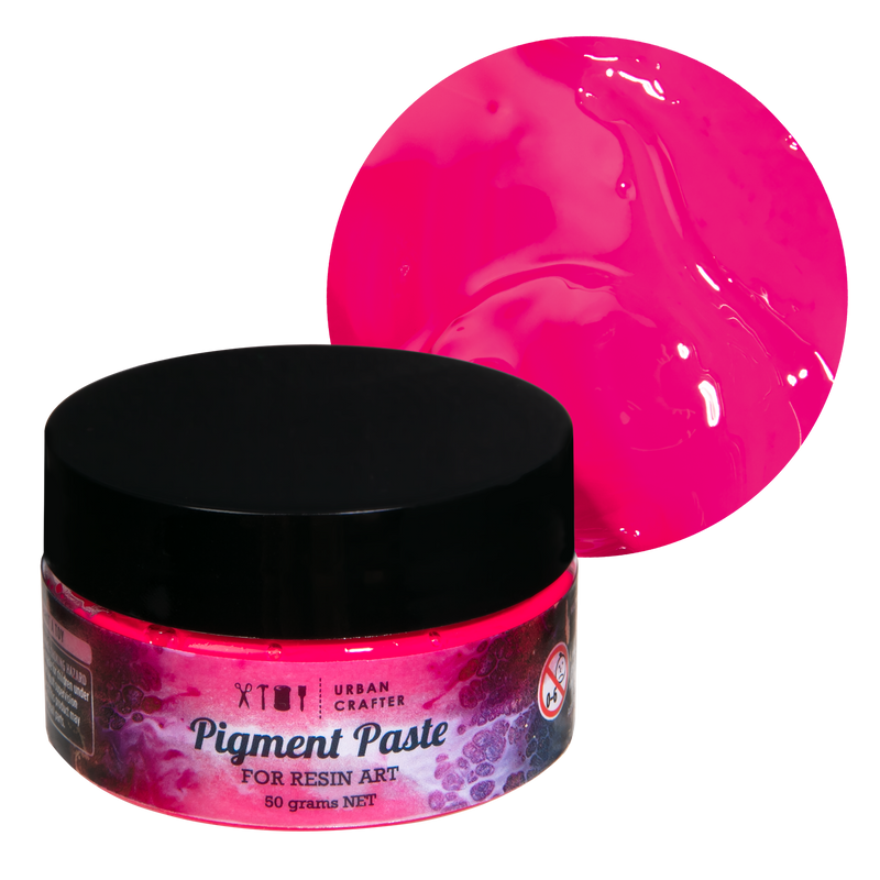 Medium Violet Red Urban Crafter Resin Pigment Paste-Hot Pink 50g Resin Craft