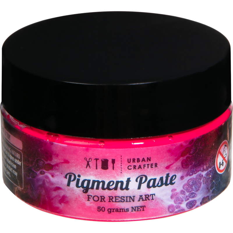 Black Urban Crafter Resin Pigment Paste-Hot Pink 50g Resin Craft