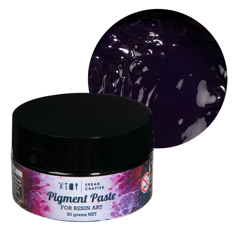 Black Urban Crafter Resin Pigment Paste-Eggplant Purple 50g Resin Craft