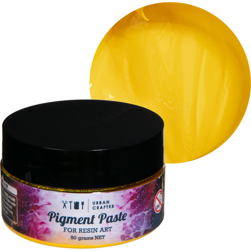 Goldenrod Urban Crafter Resin Pigment Paste-Canary Yellow 50g Resin Craft