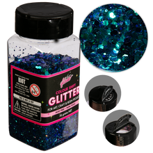 Gray Illusions Colour Shift Glitter (Mix Size)-Mermaid Colour Shift (56g) Craft Basics