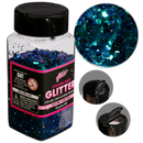Gray Illusions Colour Shift Glitter (Mix Size)-Mermaid Colour Shift (56g) Craft Basics