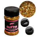 Black Illusions Strip Glitter-Gold (30g) Craft Basics