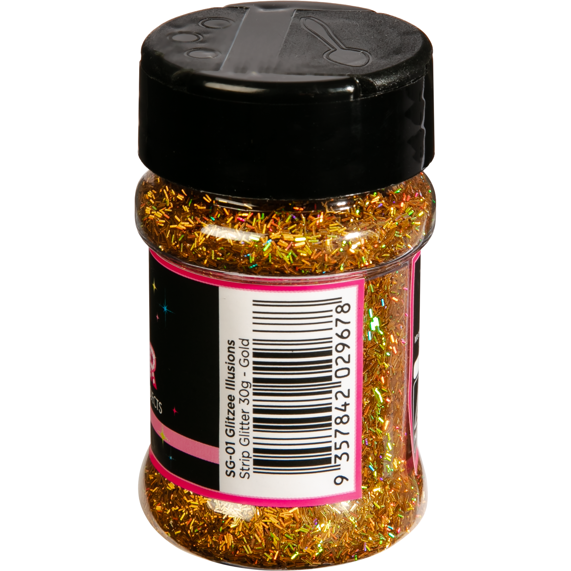 Tan Illusions Strip Glitter-Gold (30g) Craft Basics
