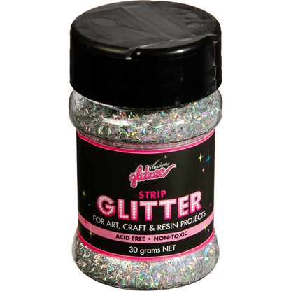 Rosy Brown Illusions Strip Glitter-Multi Mix (30g) Craft Basics