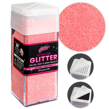 Light Pink Illusions Extra Fine Ordinary Glitter 0.2mm-Pink (120g) Glitter