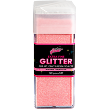 Black Illusions Extra Fine Ordinary Glitter 0.2mm-Pink (120g) Glitter