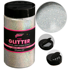 Gray Illusions Fine Ordinary Glitter 0.2mm-Bling Holographic (227g) Glitter