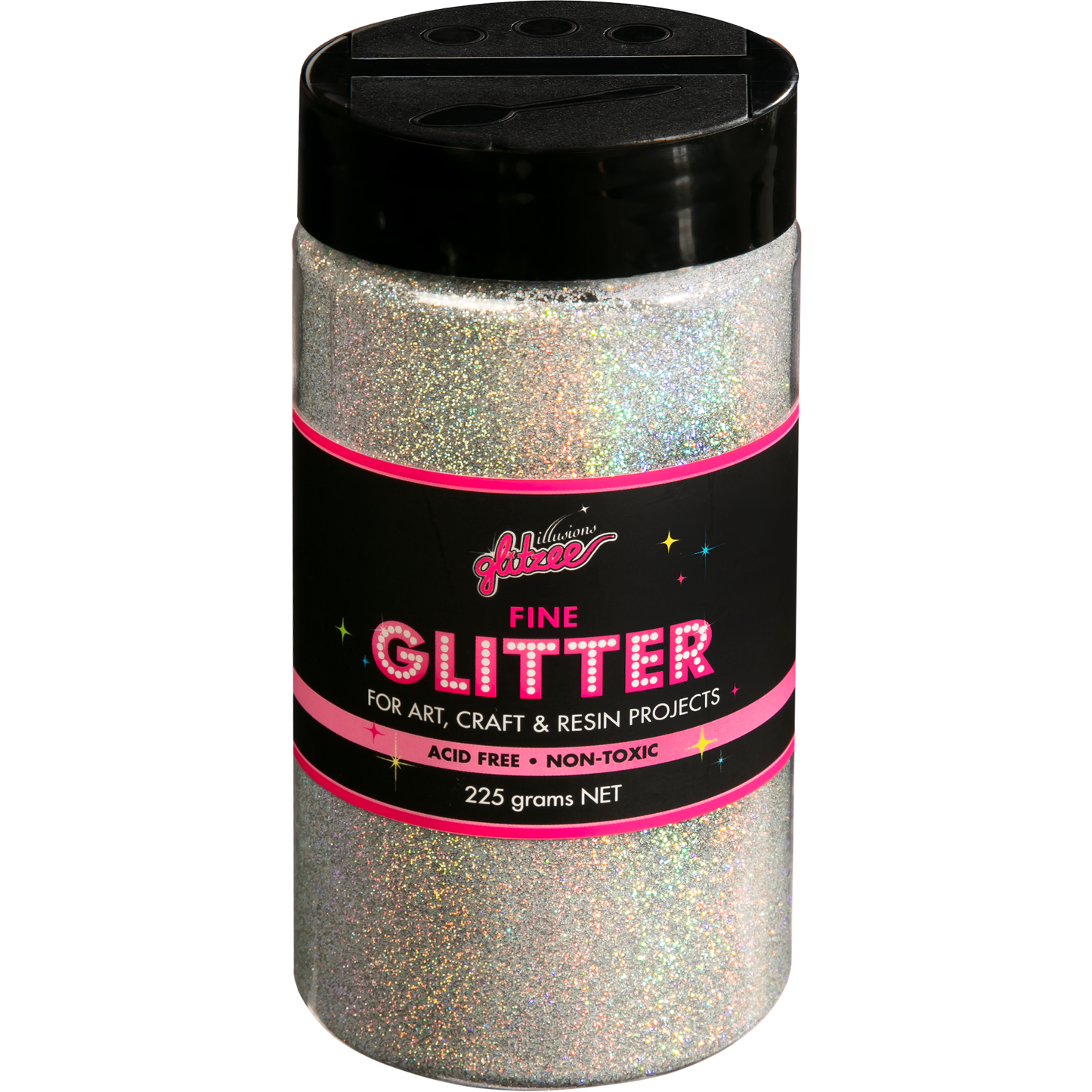 Tan Illusions Fine Ordinary Glitter 0.2mm-Bling Holographic (227g) Glitter