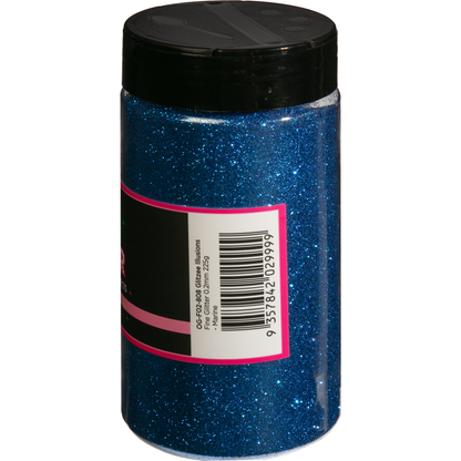 Black Illusions Fine Ordinary Glitter 0.2mm-Marine (240g) Glitter