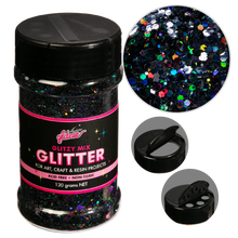 Black Illusions Glitzy Mix Specialty Glitter-Onyx (113g) Glitter