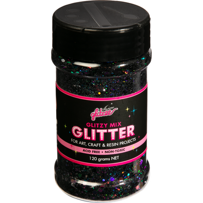 Black Illusions Glitzy Mix Specialty Glitter-Onyx (113g) Glitter