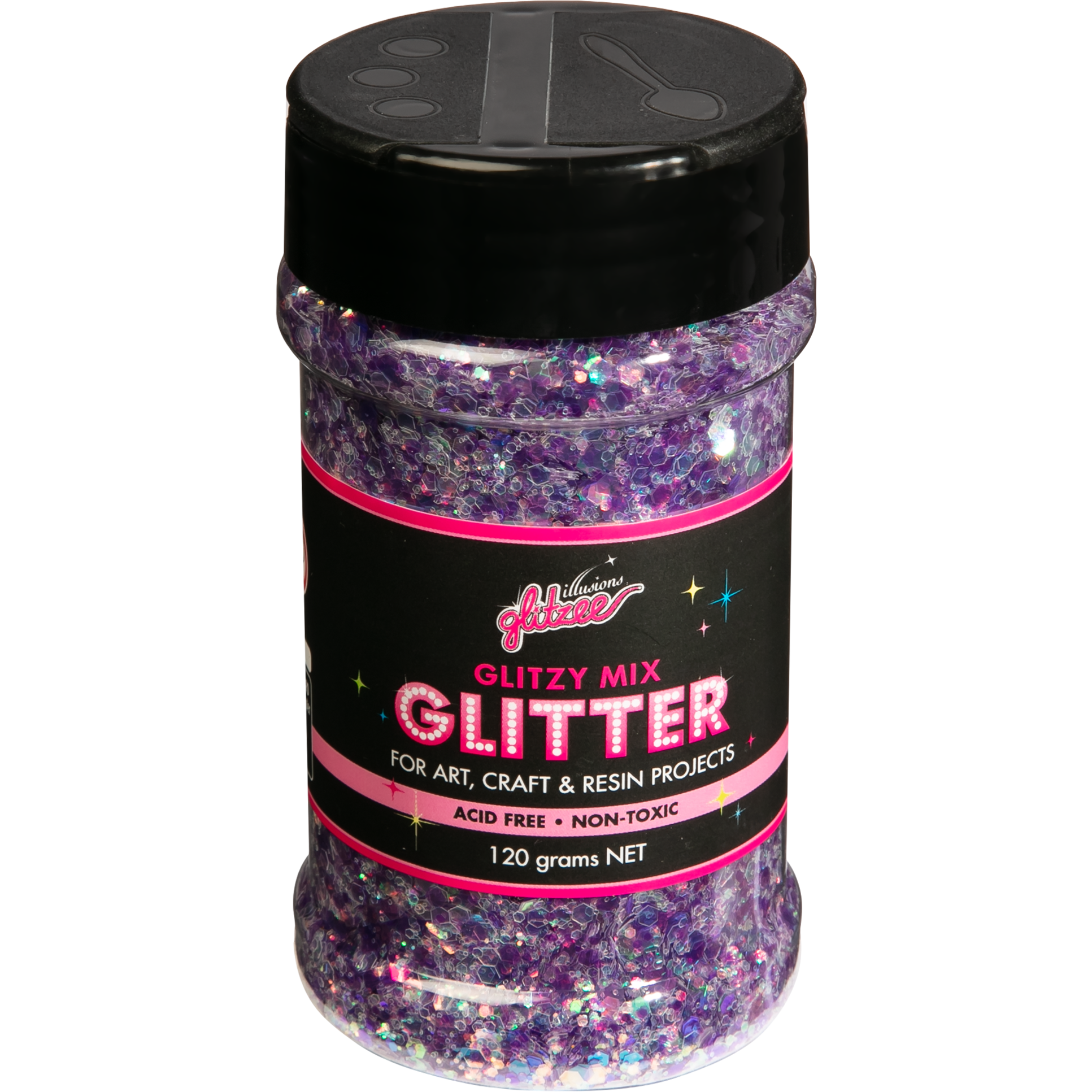 Dark Slate Gray Illusions Glitzy Mix Specialty Glitter-Sugar Opal (113g) Glitter