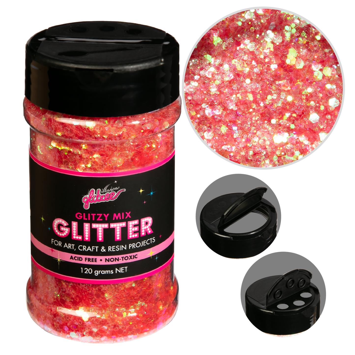 Black Illusions Glitzy Mix Specialty Glitter-Blush (113g) Glitter