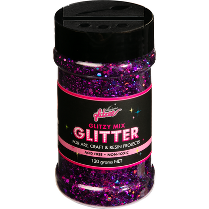Black Illusions Glitzy Mix Specialty Glitter-Grape (113g) Glitter