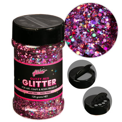 Black Illusions Glitzy Mix Specialty Glitter-Prism (113g) Glitter
