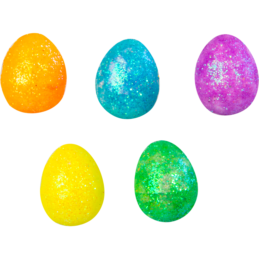 Art Star Easter Frosted Pastel Foam Eggs 2.5x1.8cm (100 Pack)