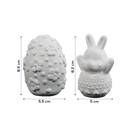 Gray Art Star Easter Paint Your Own Plaster Bunny and Egg Kit Easter
