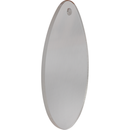 Gray Art Star Easter Hanging Clear Acrylic Egg Blank 5.3x8cm (2 Pack) Easter