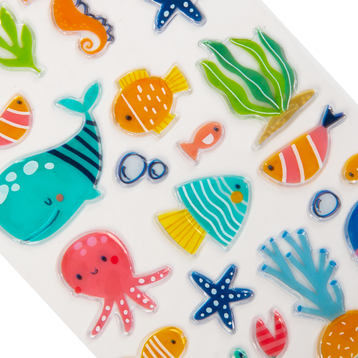 Light Gray Art Star PVC Stickers Under the Sea (21 Stickers) Paper Craft