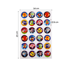 Dark Slate Gray Art Star 3D Bubble Stickers Space Adventures (24 Stickers) Paper Craft