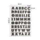 Dark Slate Gray The Paper Mill Up in Lights Alphabet Stickers 250x144mm Paper Craft