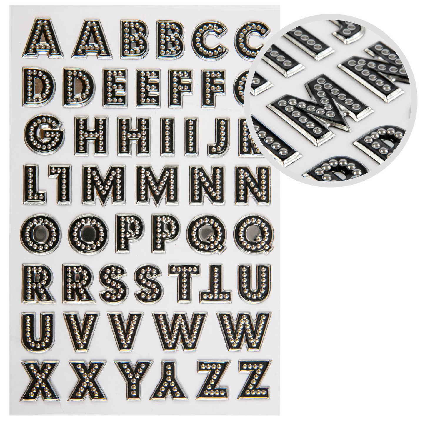 Dark Slate Gray The Paper Mill Up in Lights Alphabet Stickers 250x144mm Paper Craft