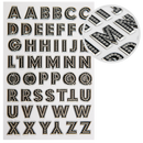 Dark Slate Gray The Paper Mill Up in Lights Alphabet Stickers 250x144mm Paper Craft
