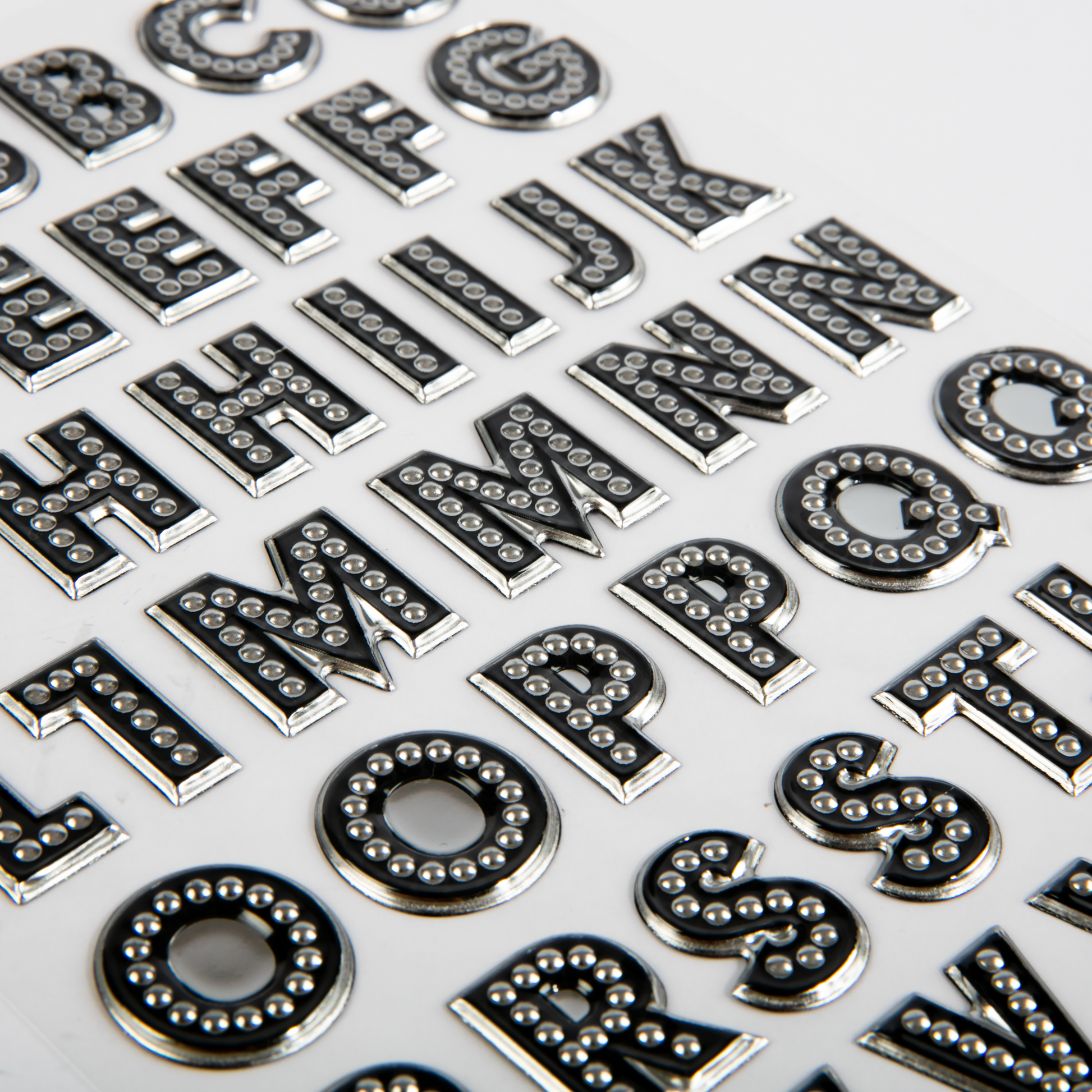 Dark Slate Gray The Paper Mill Up in Lights Alphabet Stickers 250x144mm Paper Craft