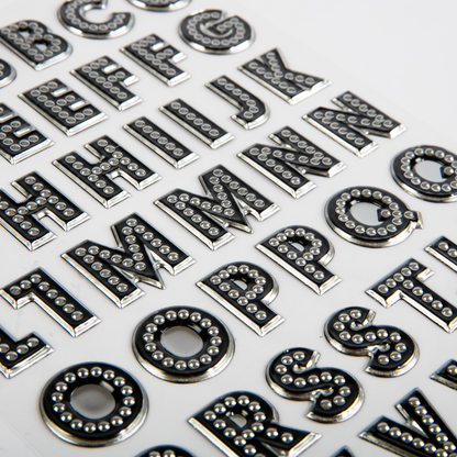 Dark Slate Gray The Paper Mill Up in Lights Alphabet Stickers 250x144mm Paper Craft