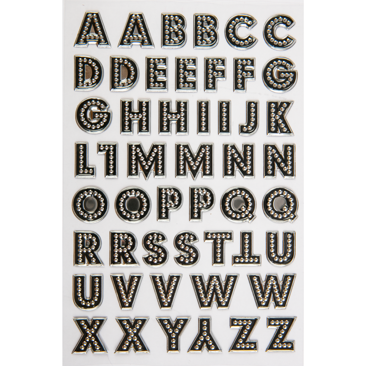 Dark Slate Gray The Paper Mill Up in Lights Alphabet Stickers 250x144mm Paper Craft
