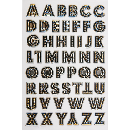 Dark Slate Gray The Paper Mill Up in Lights Alphabet Stickers 250x144mm Paper Craft