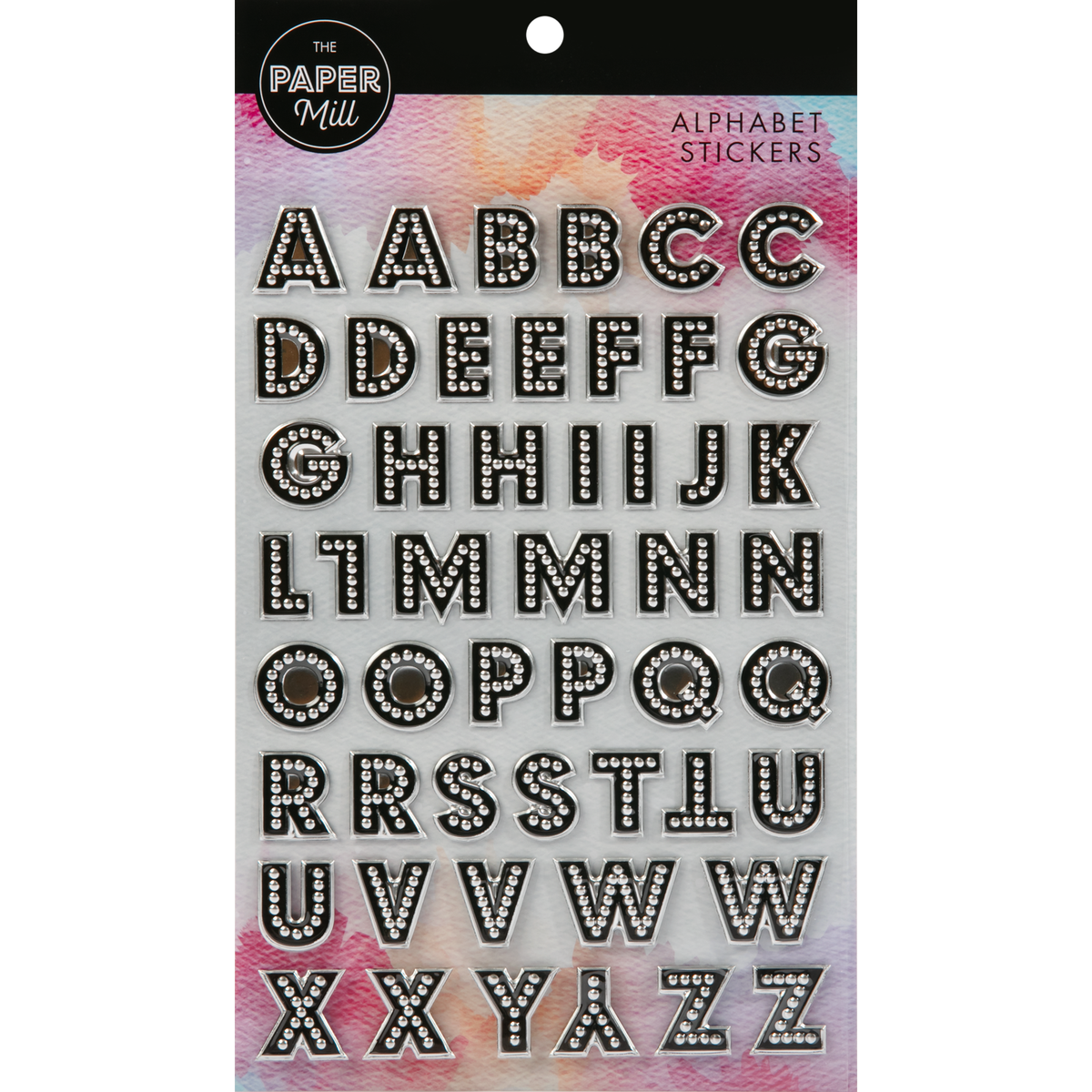 Gray The Paper Mill Up in Lights Alphabet Stickers 250x144mm Paper Craft