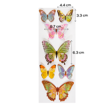 Antique White The Paper Mill Butterfly Stickers 305x108mm Paper Craft