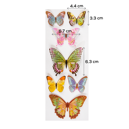 Antique White The Paper Mill Butterfly Stickers 305x108mm Paper Craft