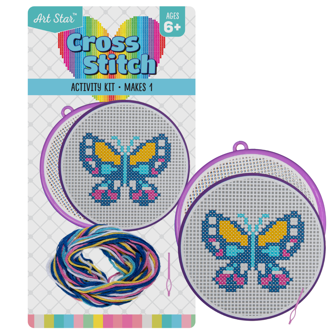 Art Star Counted Cross Stitch Kit Butterfly 0582