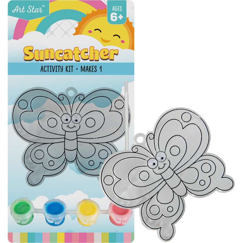 Gray Art Star Suncatcher Kit Assorted-Butterfly Kids Activities