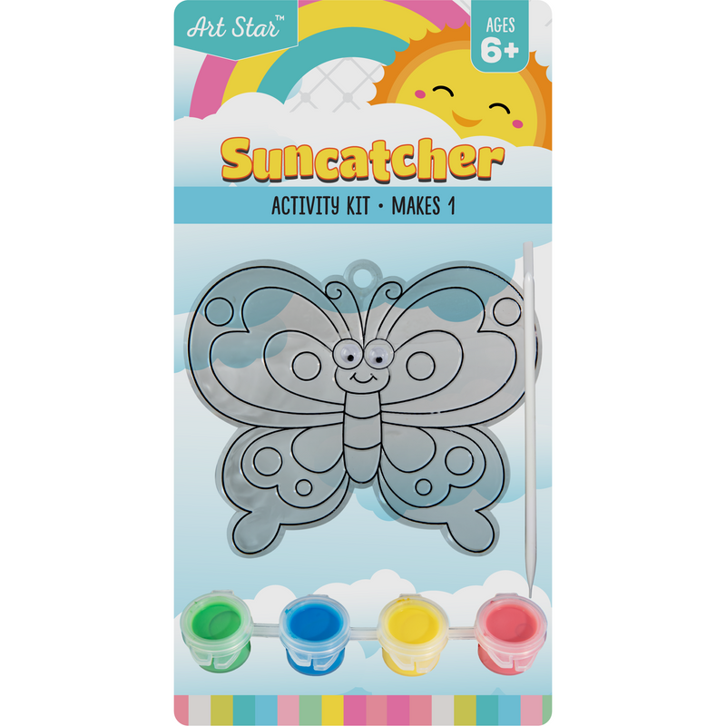 Gray Art Star Suncatcher Kit Assorted-Butterfly Kids Activities