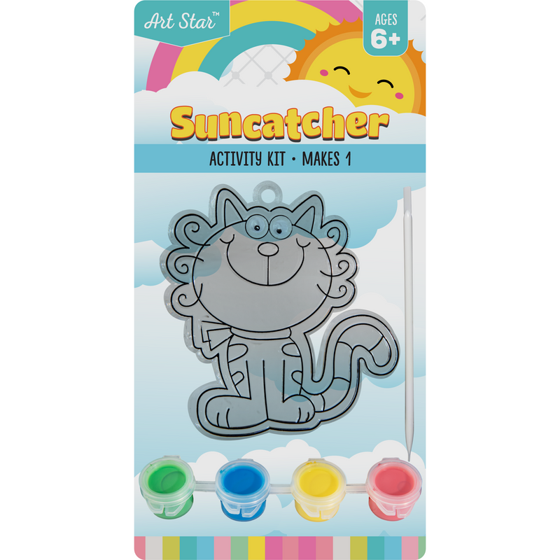 Gray Art Star Suncatcher Kit Assorted-Cat Kids Activities