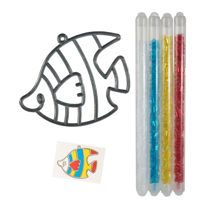 Gray Art Star Colour & Bake Suncatcher Kit-Fish Kids Activities