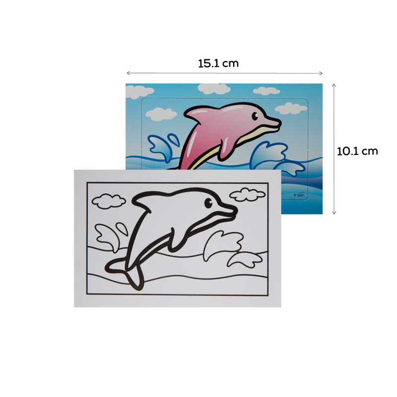 Gray Art Star Sand Art Kit-Dolphin