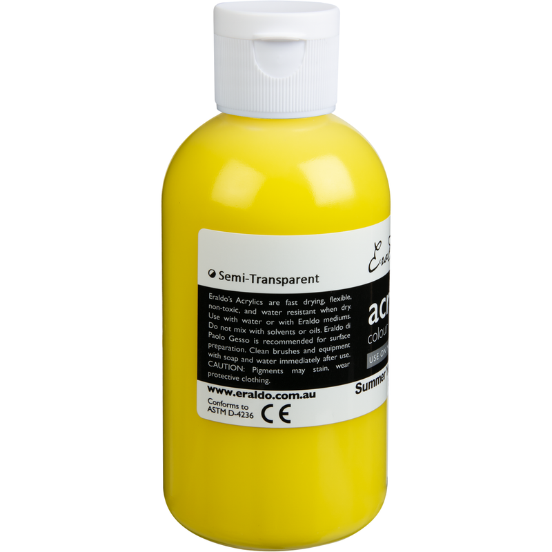 Eraldo Di Paolo Acrylic Paint Summer Yellow 250ml